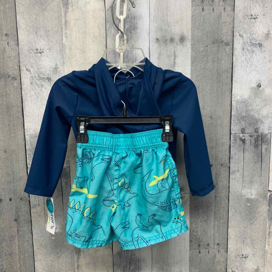 Size 18 Months Navy/Blue Child of Mine 2pc+ Swim Suit