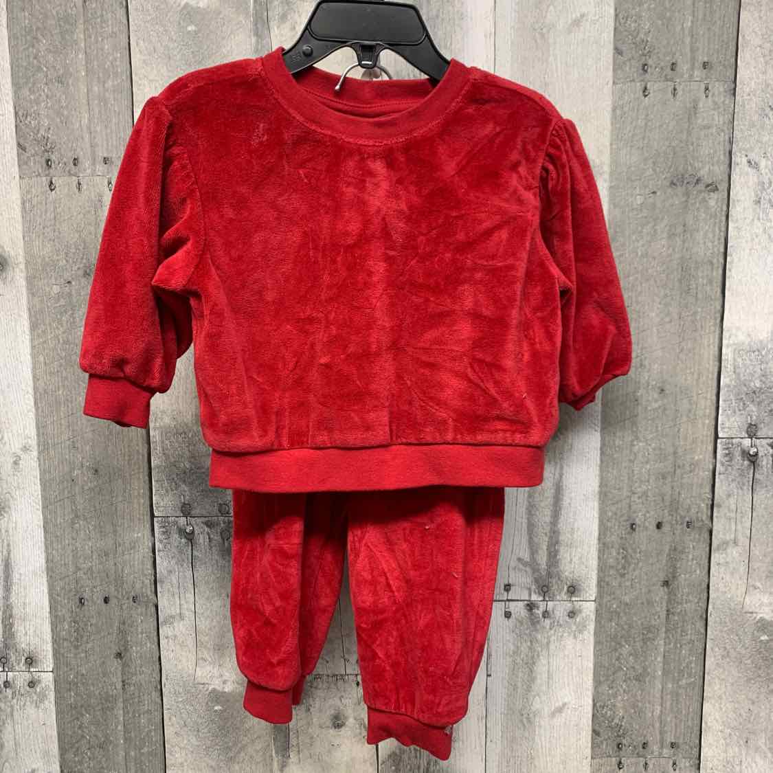 Size 12 Months Red Cat & Jack Sweats - 2pc