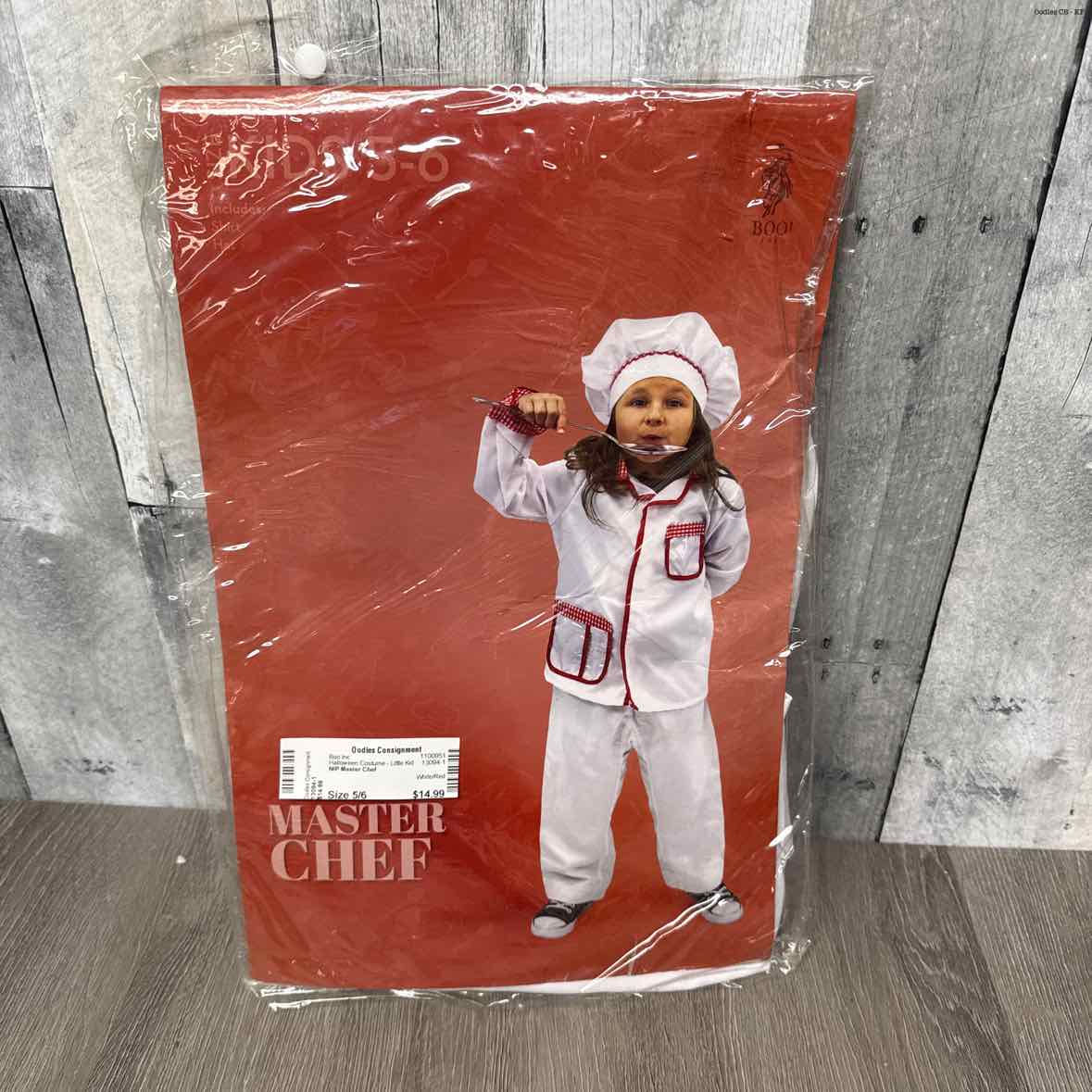 Boo Inc White/Red Size 5/6 Halloween Costume - Little Kid