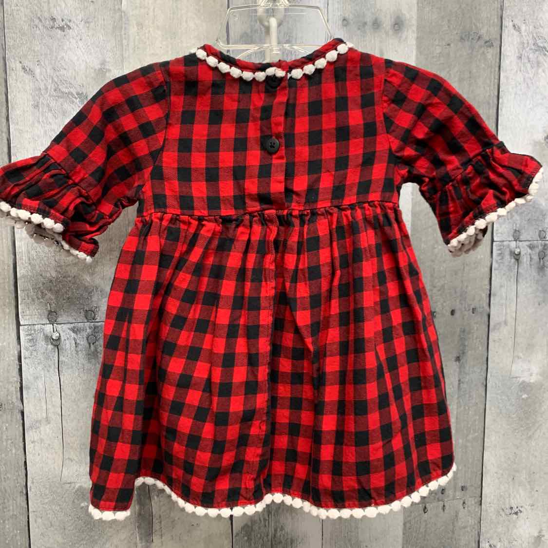 Size 18 Months Red Plaid Goodlad Short Sleeve Shirt