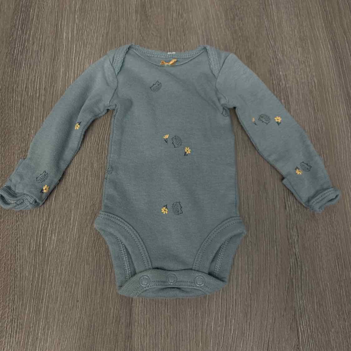 Size Preemie Blue/Yellow Carter's Bodysuit