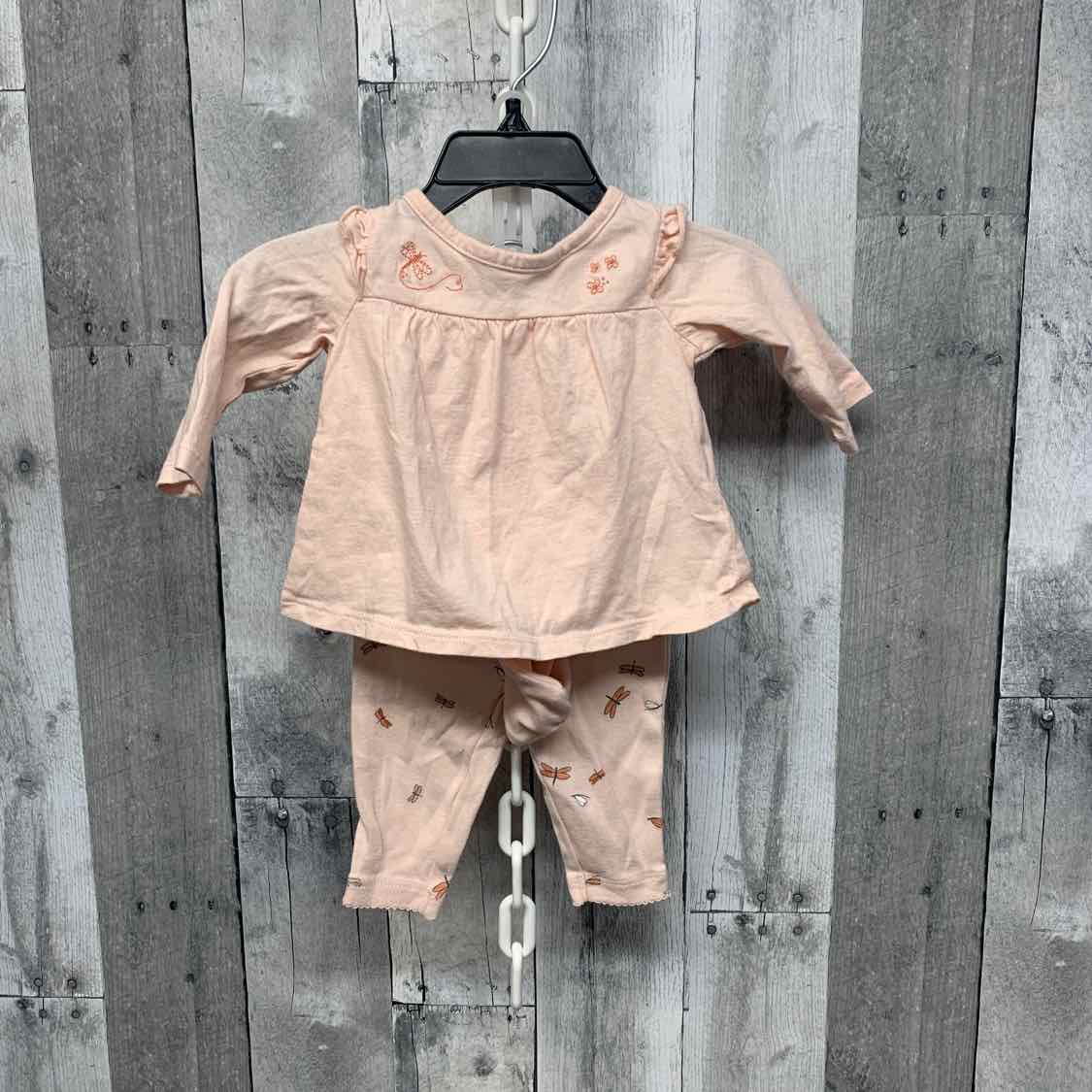Size 3 Months Pink Carter's Shirt/Pants