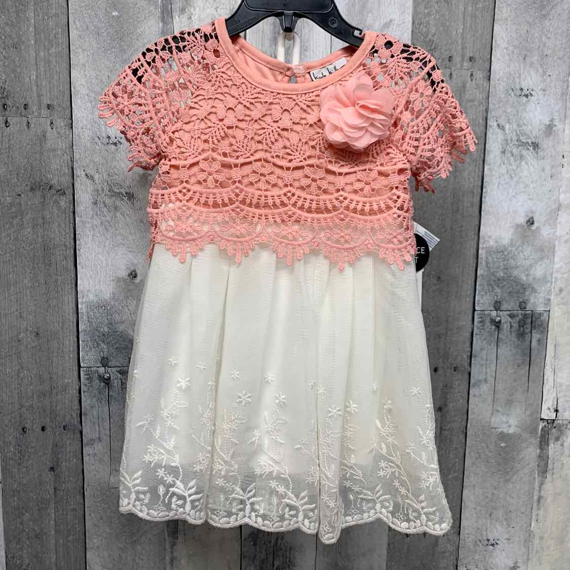 Size 18 Months Pink/White Nicole Miller Dress