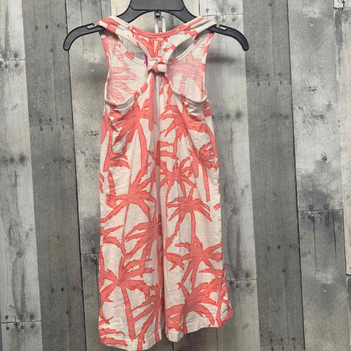 Size 5 Pink/White Old Navy Dress - Knit
