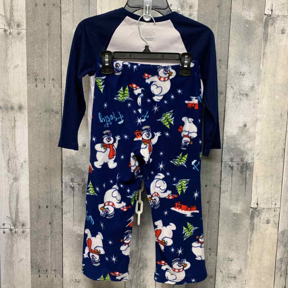 Size 6 Navy/White Holiday Brands 2pc PJs