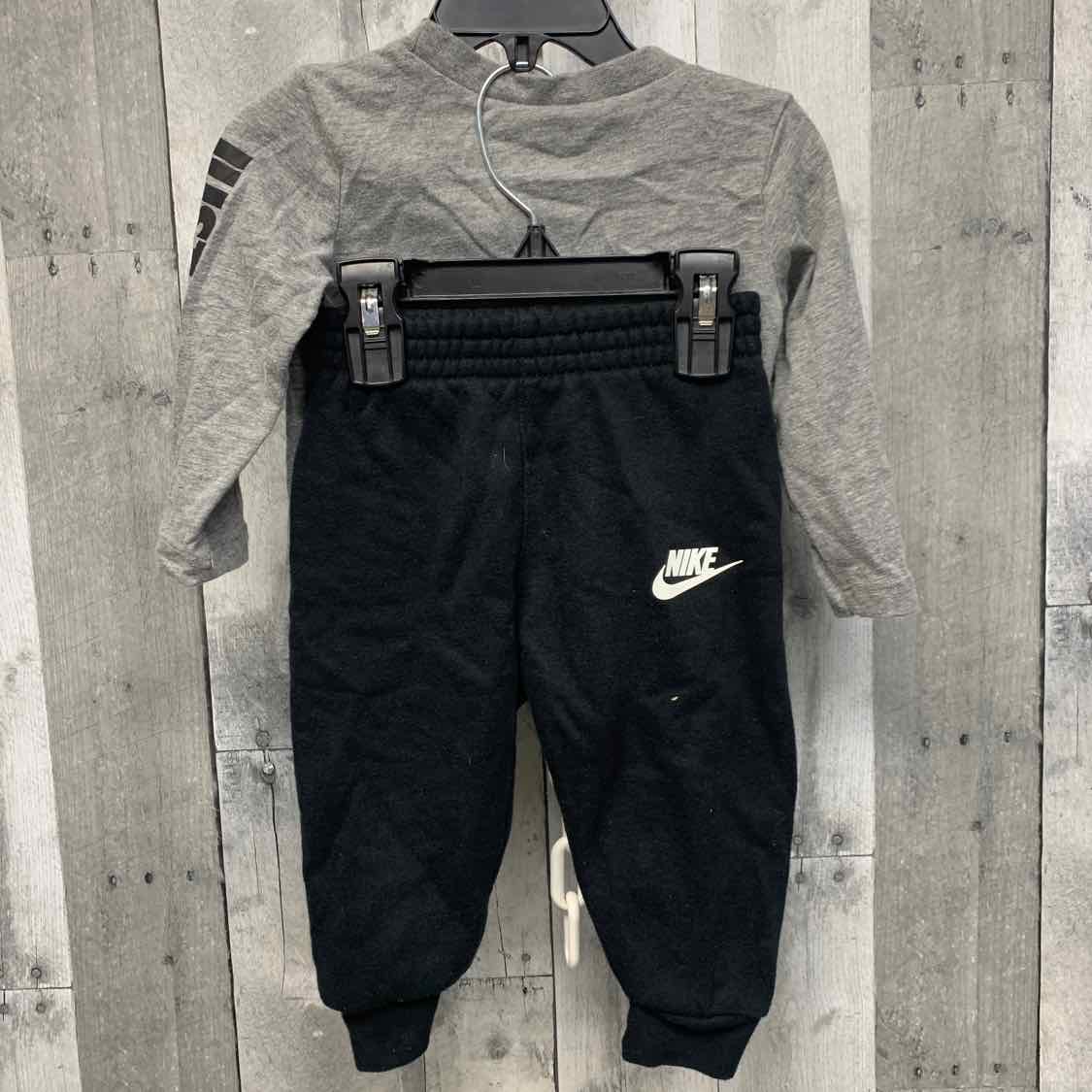Size 12 Months Gray/Black Sport Brand Shirt/Pants