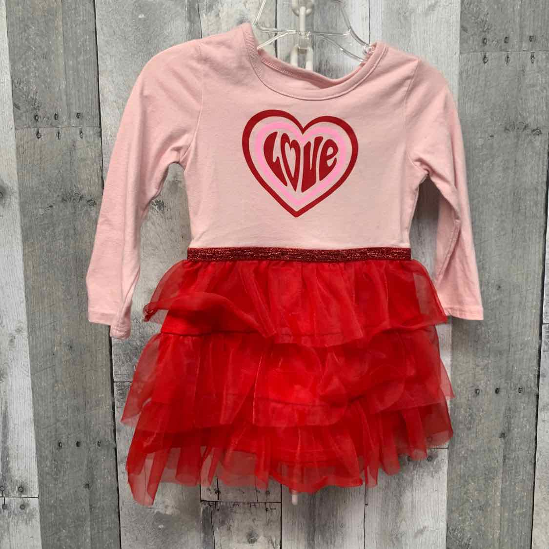 Size 18 Months Pink/Red Wonder Nation Dress