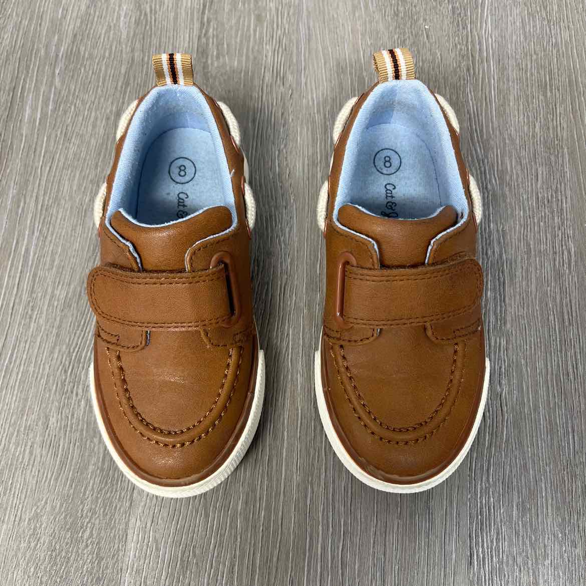 Size 8 Brown Cat & Jack Loafers