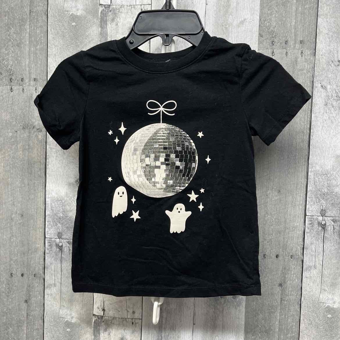 Size 5T Black Graphic Cat & Jack T Shirt
