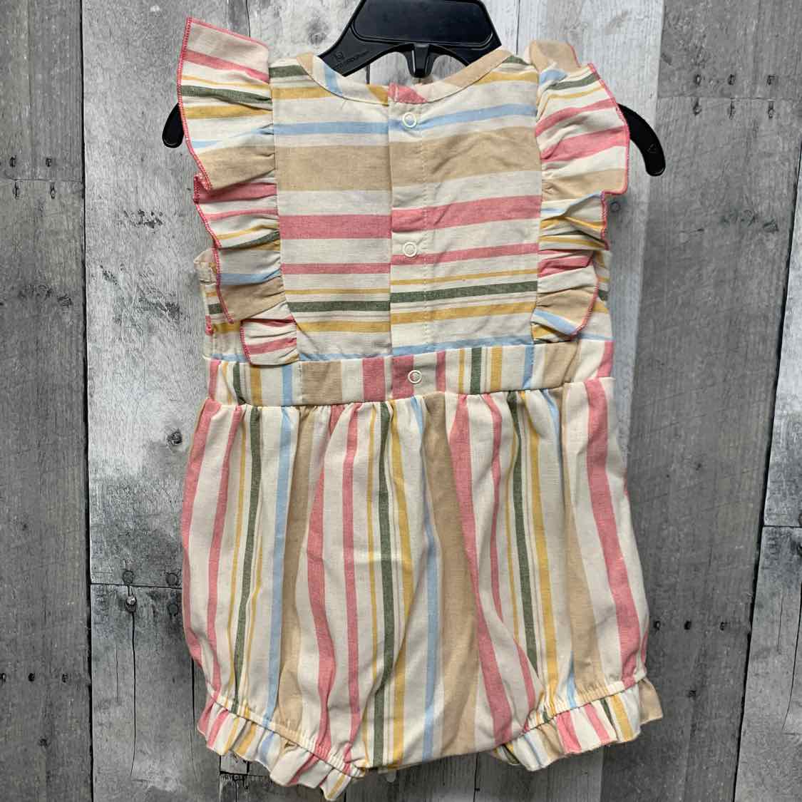 Size 24 Months Yellow/Pink Baby Essentials Romper