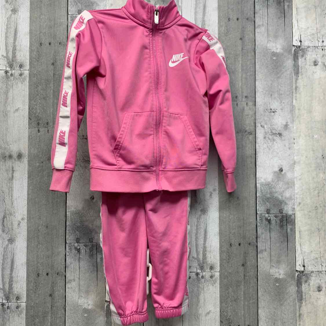 Size 5 Pink/White Sport Brand Jacket/Pants