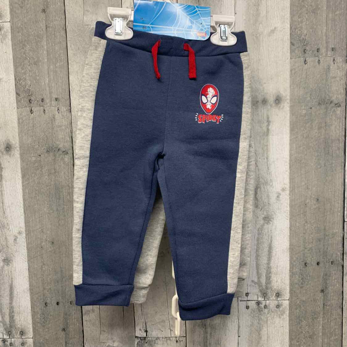 Size 12 Months Gray/Navy Marvel Athletic Pants