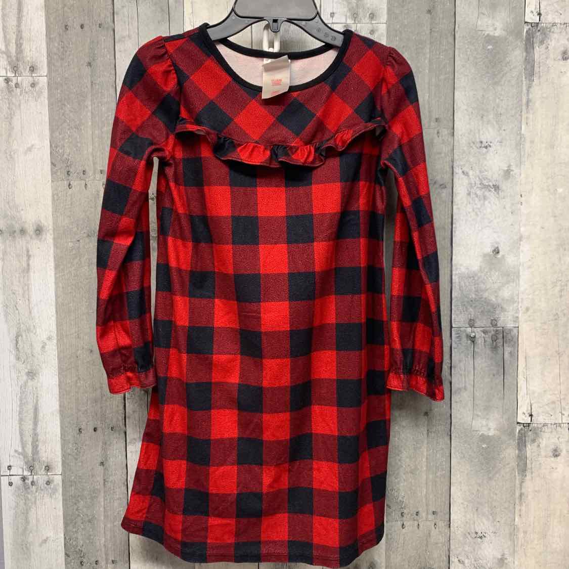 Size 10 Red Plaid Mid Brand Nightgown