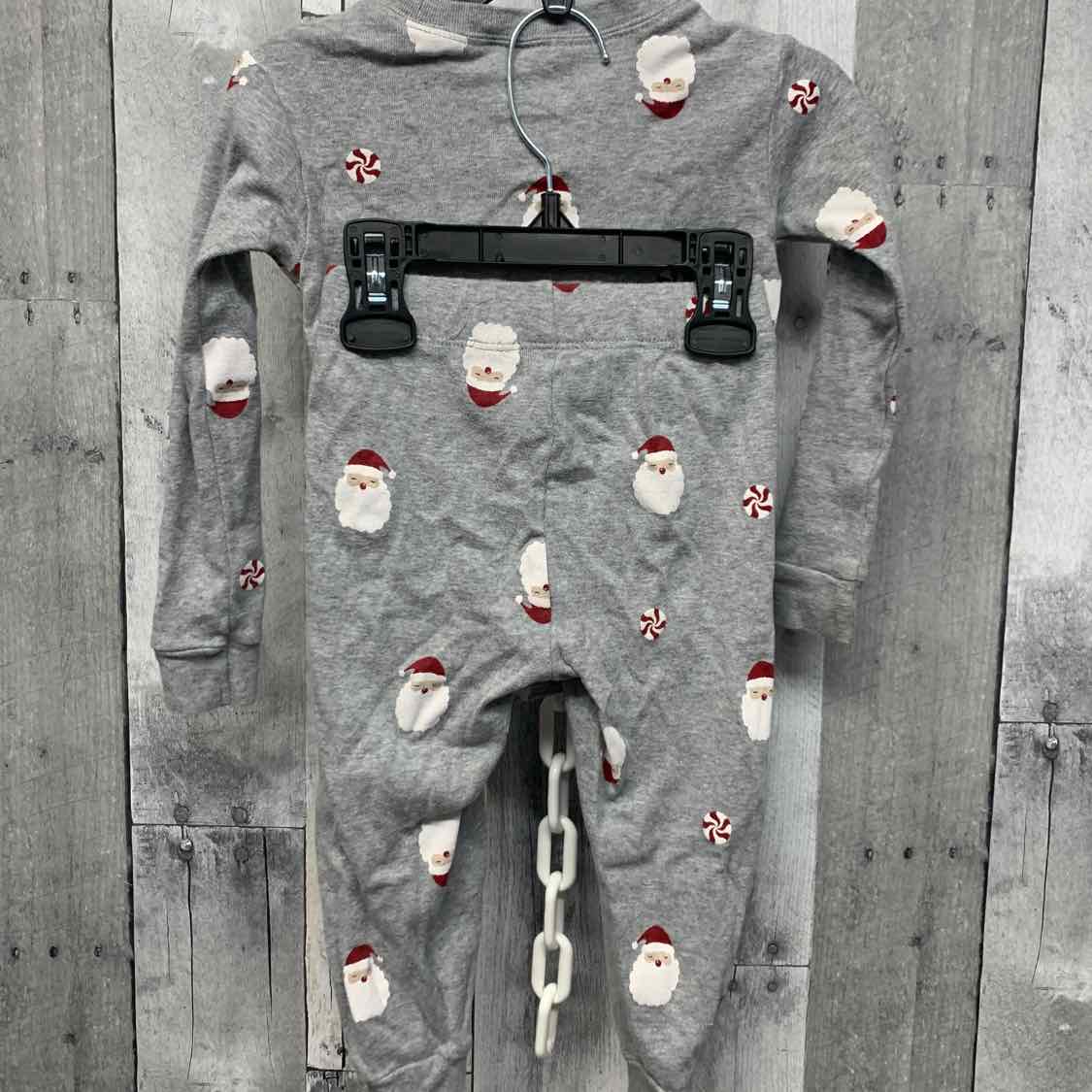 Size 2T Gray Holiday Brands 2pc PJs