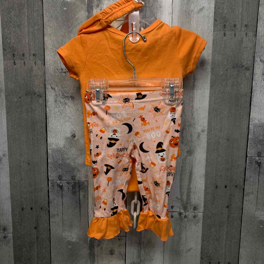 Size 6 Months Orange Baby Starters Shirt/Pants