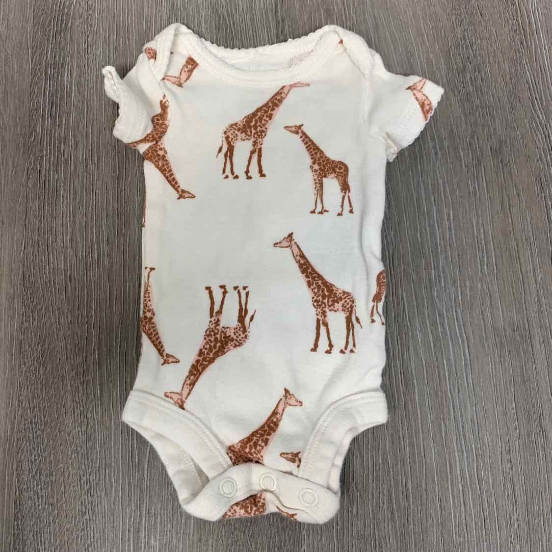 Size Preemie White Print Child of Mine Bodysuit