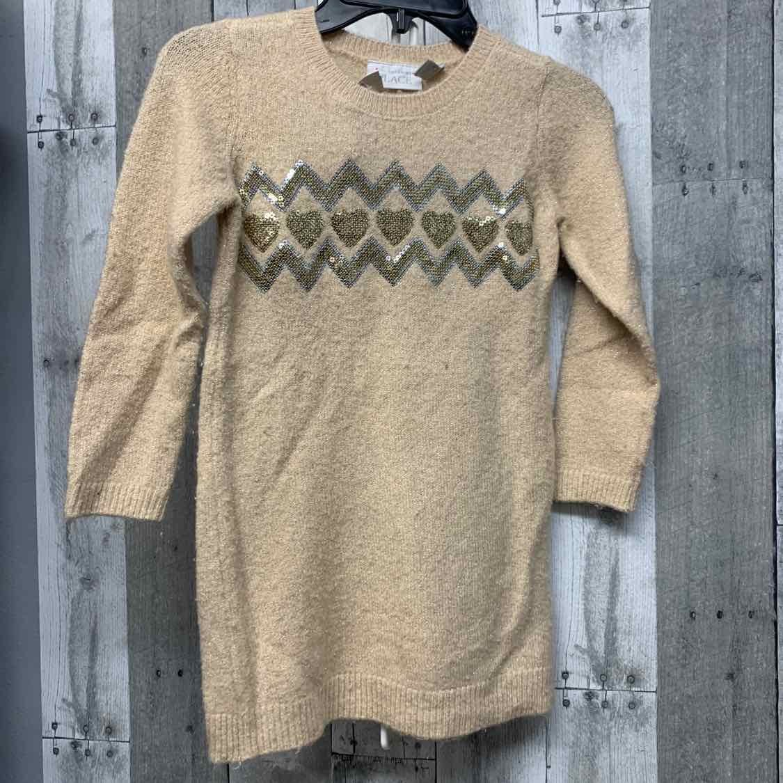 Size 4T Tan Children's Place LS Dress