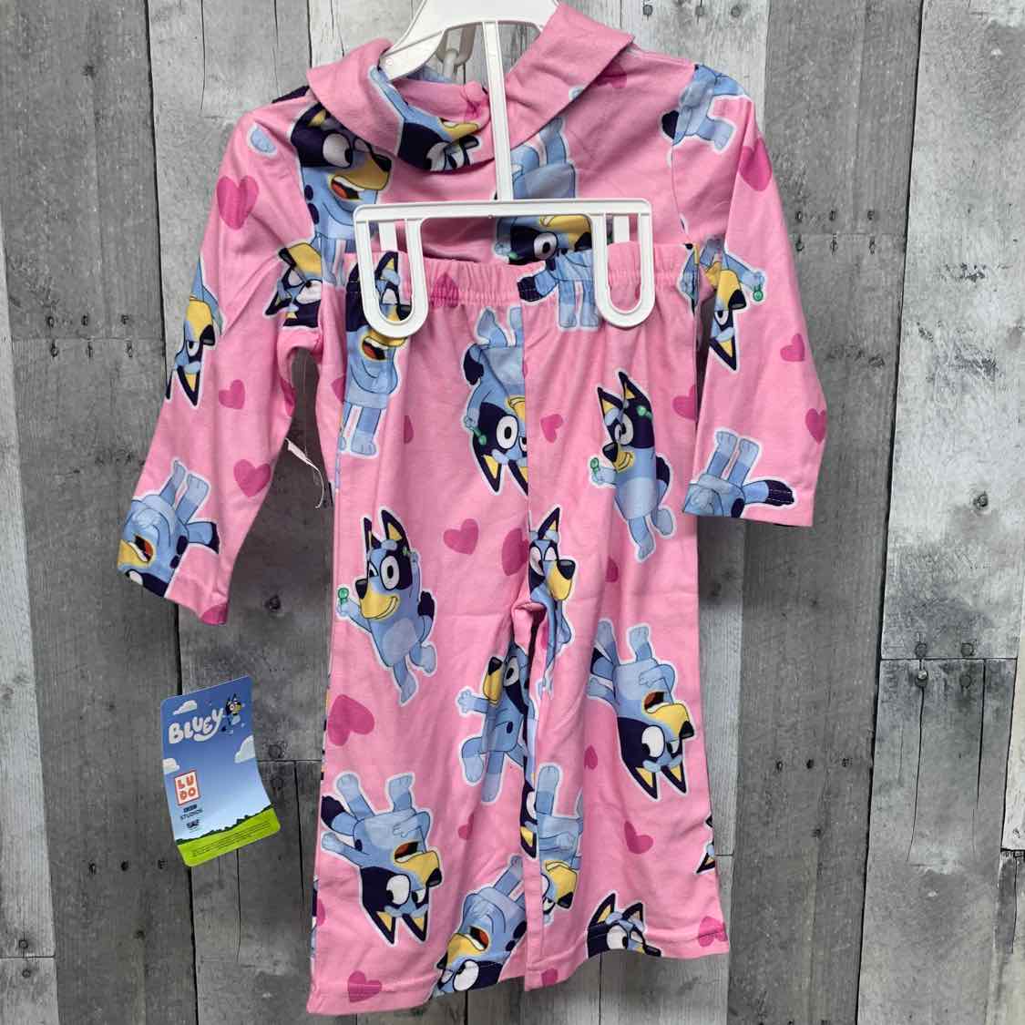 Size 24 Months Pink/Blue Disney 2pc PJs