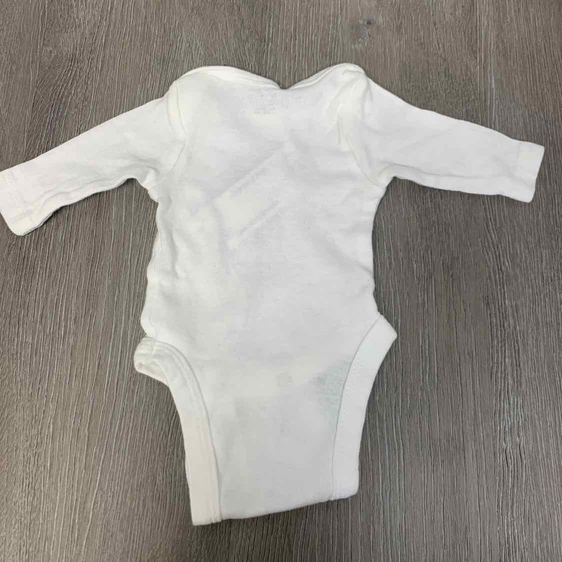 Size Preemie White Gerber Bodysuit