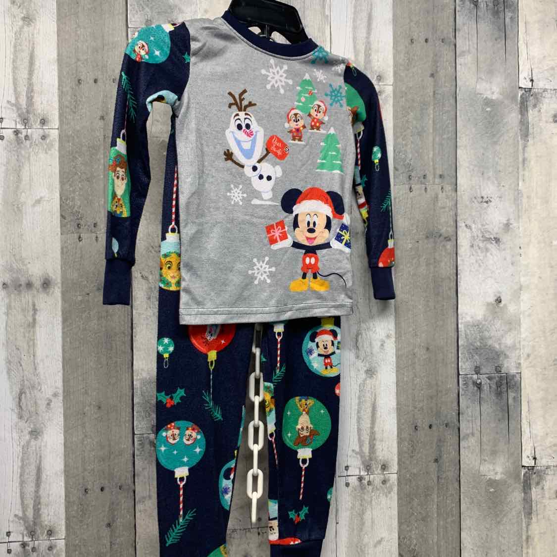 Size 6 Navy Graphic Disney 2pc PJs
