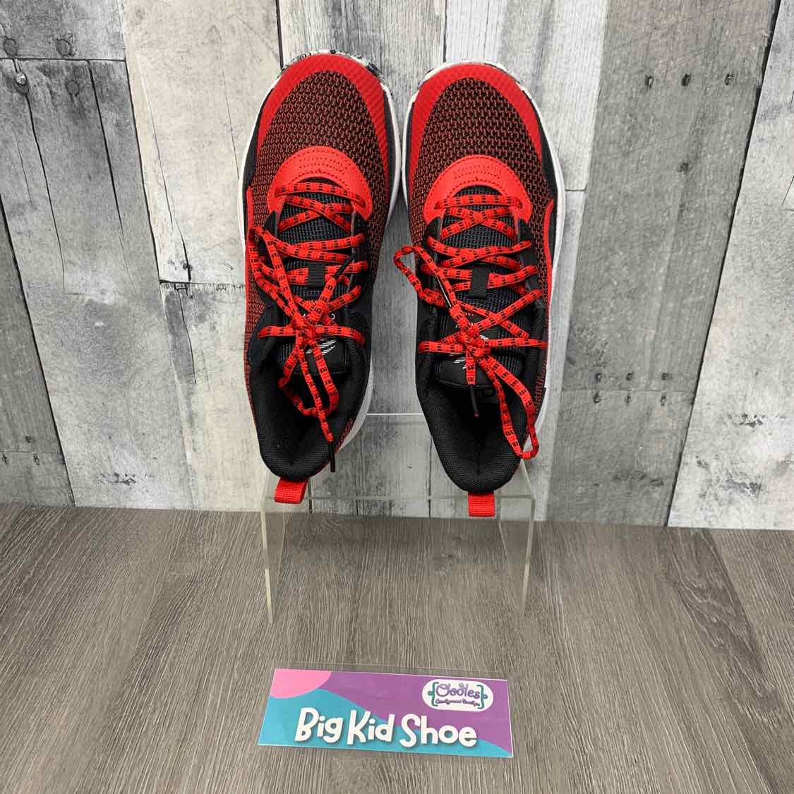Size 5.5 Red/Black Sport Brand Sneakers
