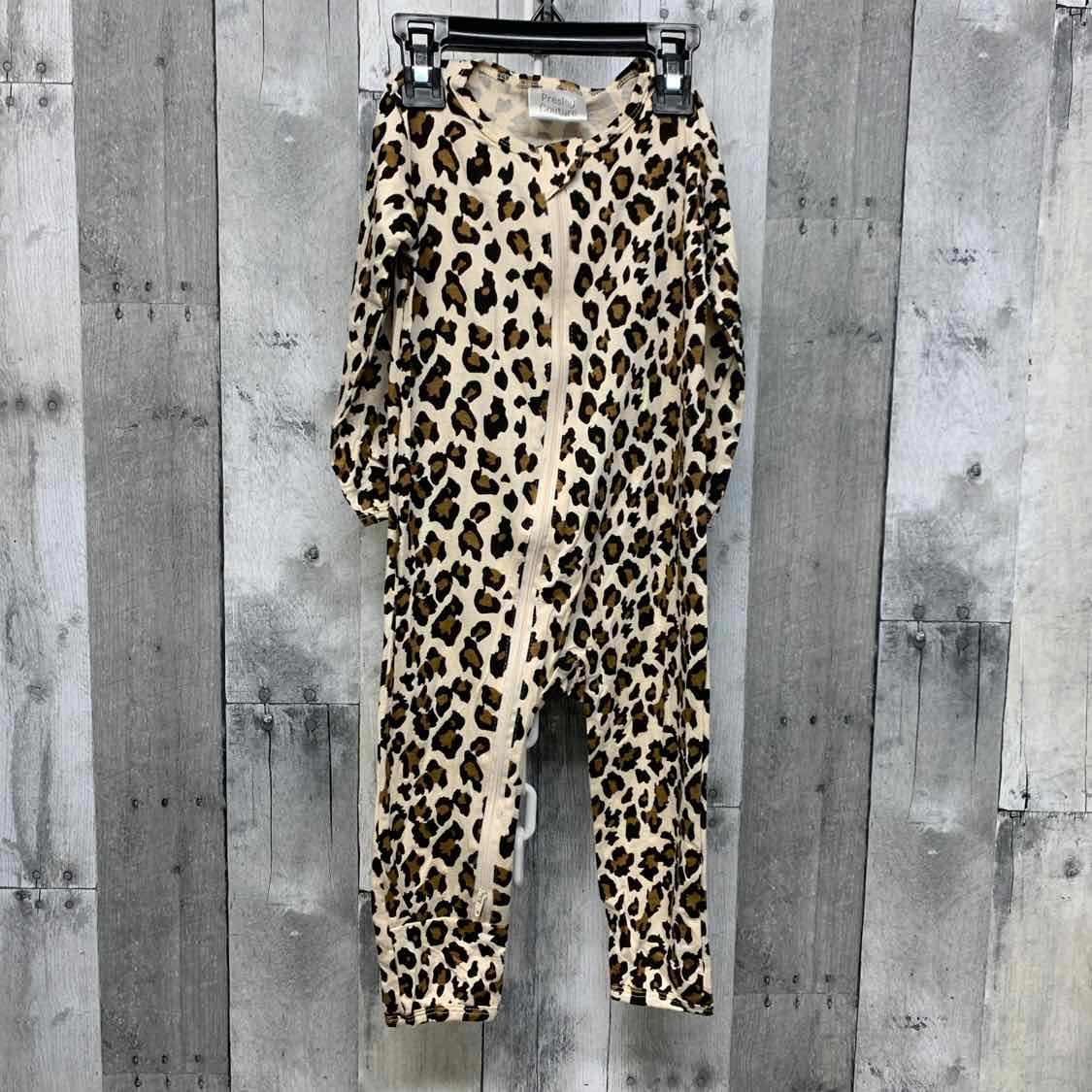 Size 18-24 Months Tan Animal Print Presley Couture Romper