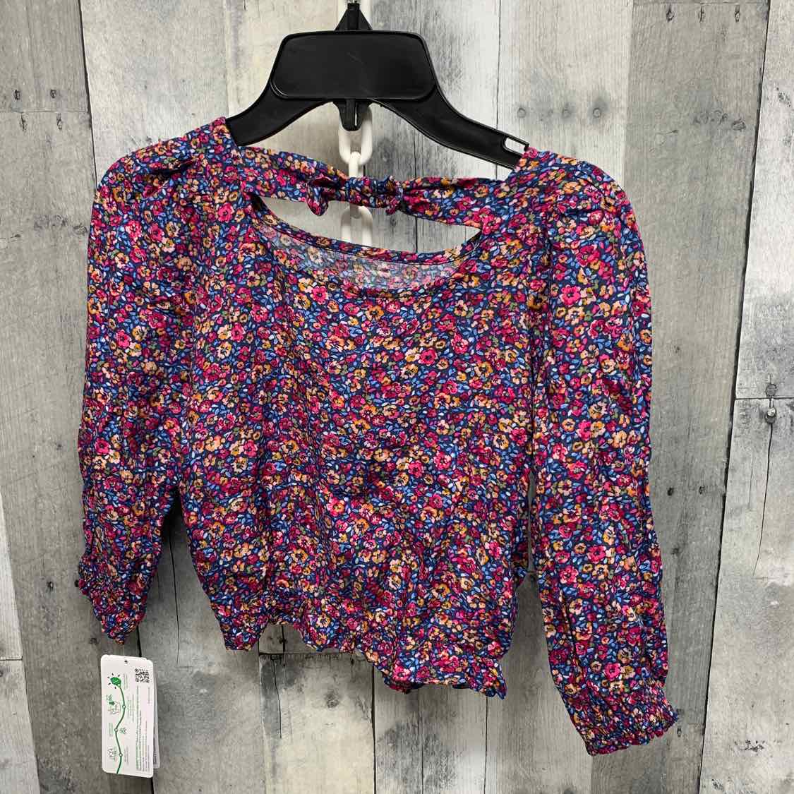 Size 5 Pink/Blue Carter's Long Sleeve Shirt