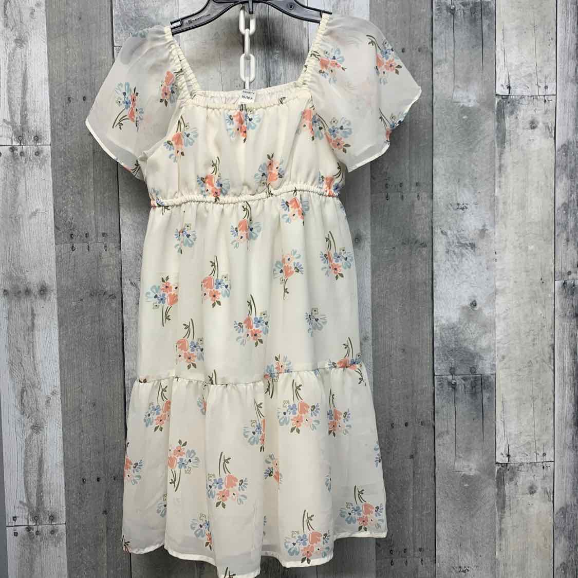 Size 10 Ivory Graphic Carter's Dress
