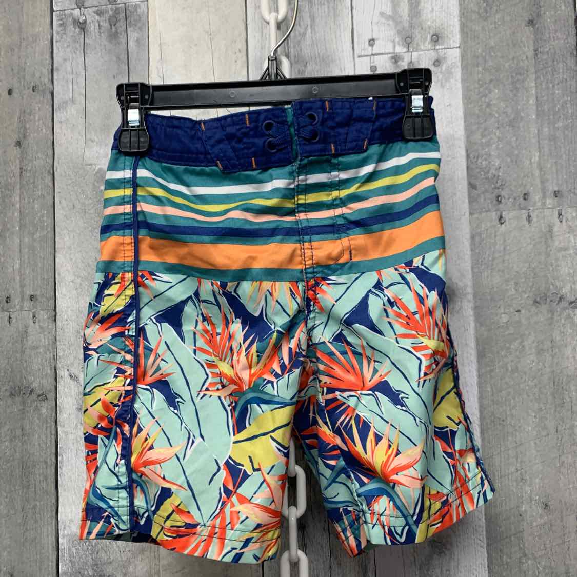 Size 5 Blue/Orange Art Class Swim Trunks