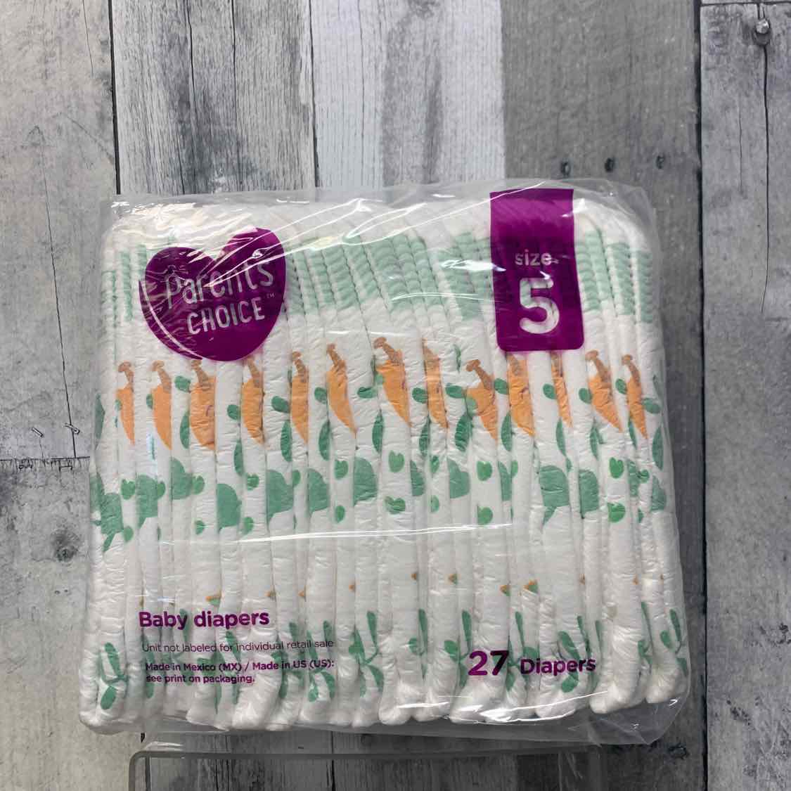 Diaper Size 5 Parents Choice Disposable Diapers - OodlesCB