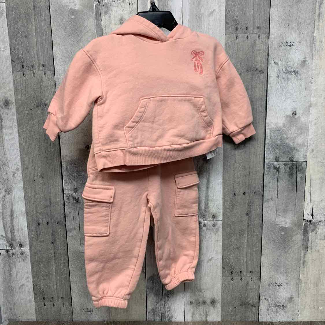Size 18 Months Pink Graphic Carter's Sweats - 2pc