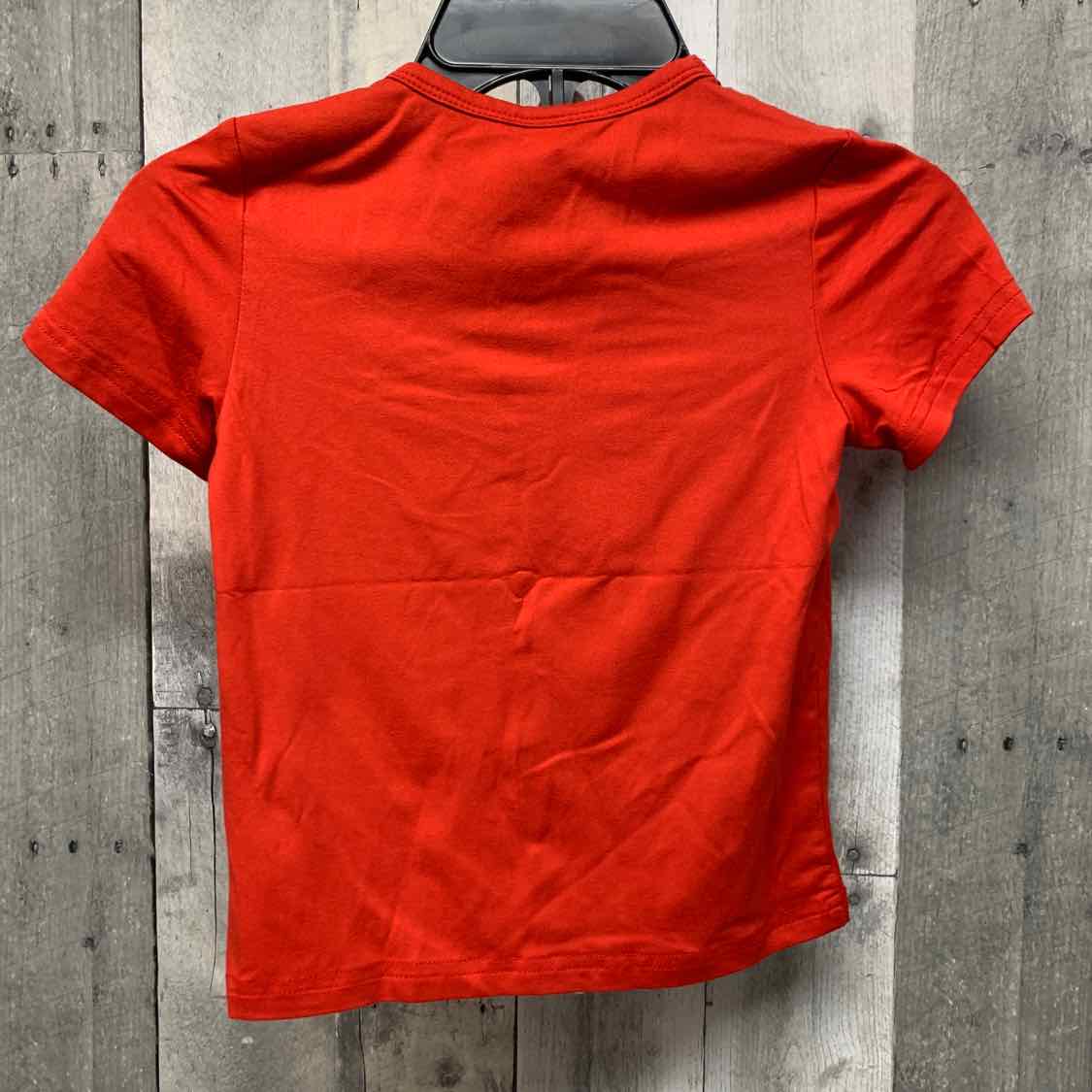 Size 4 Red Graphic Shein T Shirt