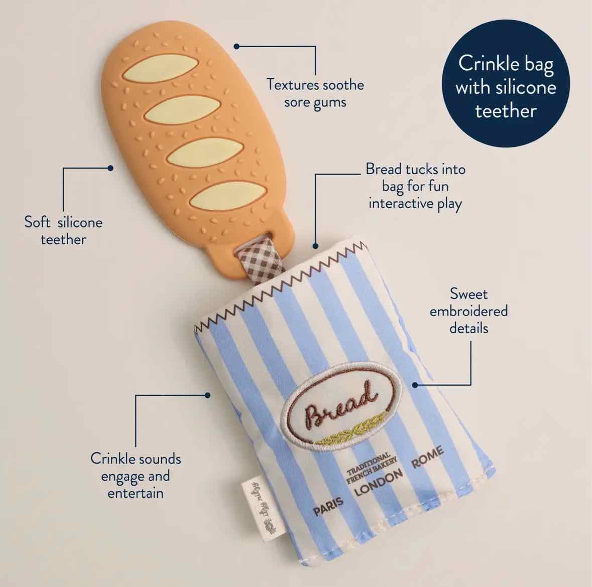 Itzy Ritzy Teensy Crinkle - OodlesCB