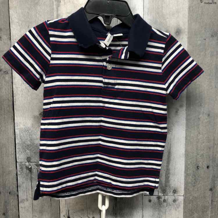Size 12-18 Months Navy Striped Janie & Jack Polo