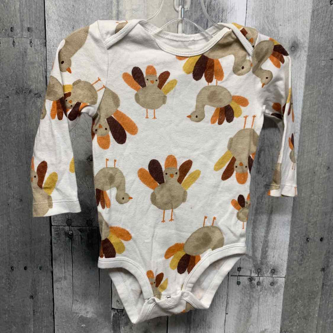 Size 18 Months Tan Print Carter's Bodysuit