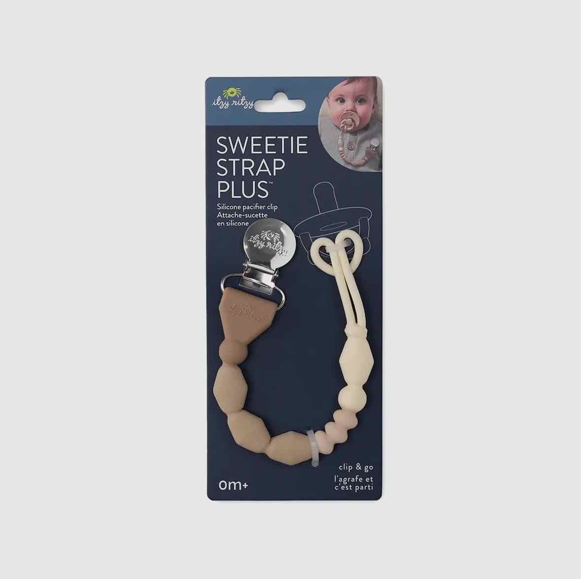 Itzy Ritzy Sweetie Strap Plus Silicone Pacifier Clip - More Options