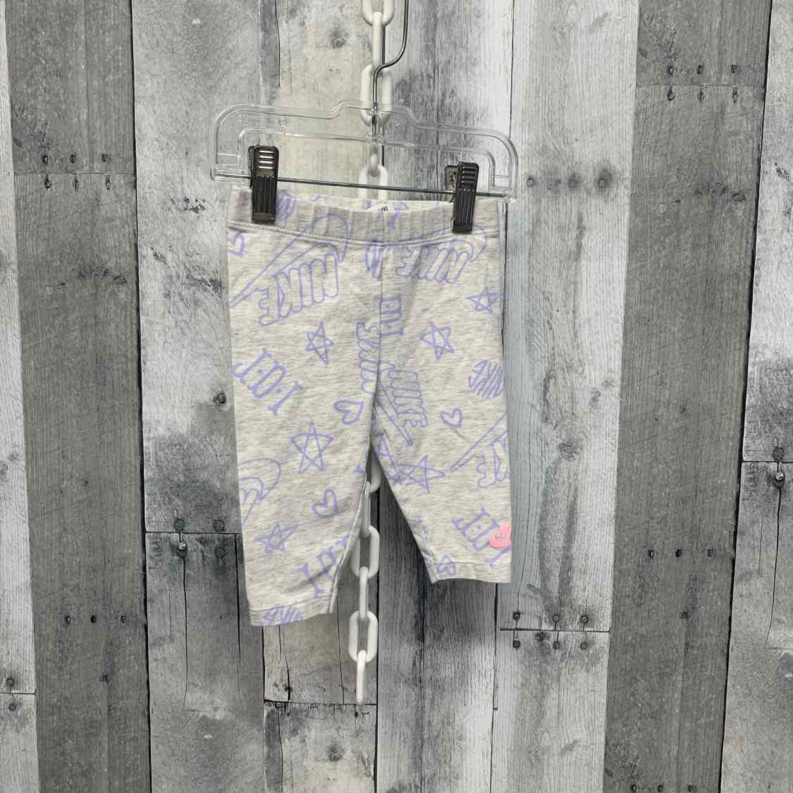 Size 6 Months Gray/Purple Sport Brand Leggings