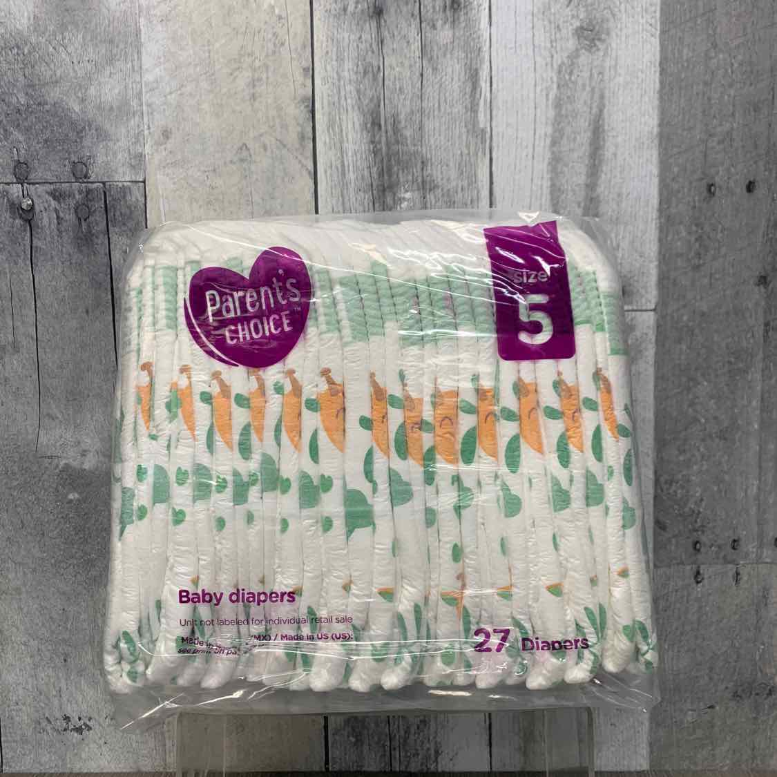 Diaper Size 5 Parents Choice Disposable Diapers - OodlesCB