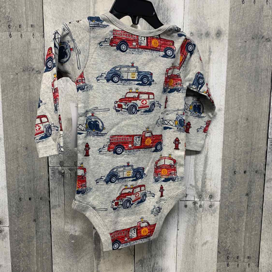 Size 12 Months Gray Graphic Members Mark Bodysuit