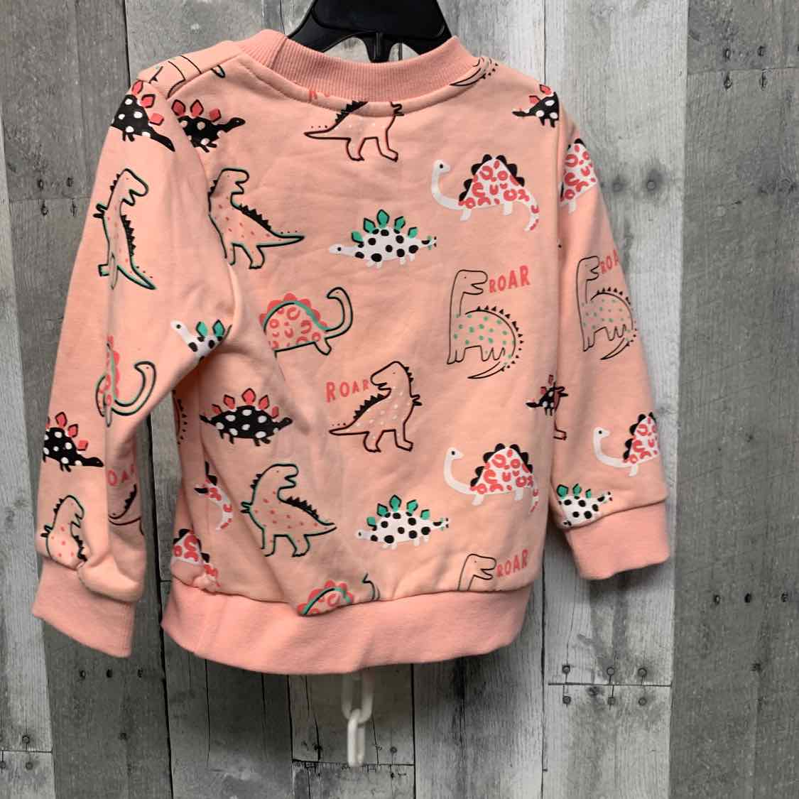 Size 2T Pink Print Mid Brand Long Sleeve Shirt