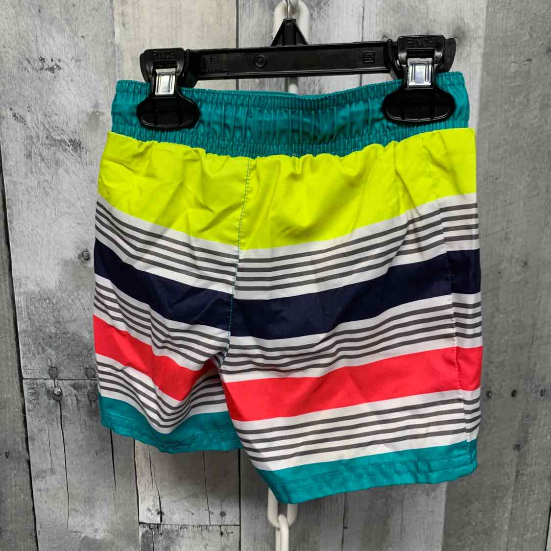 Size 2T Teal/White Cat & Jack Swim Trunks