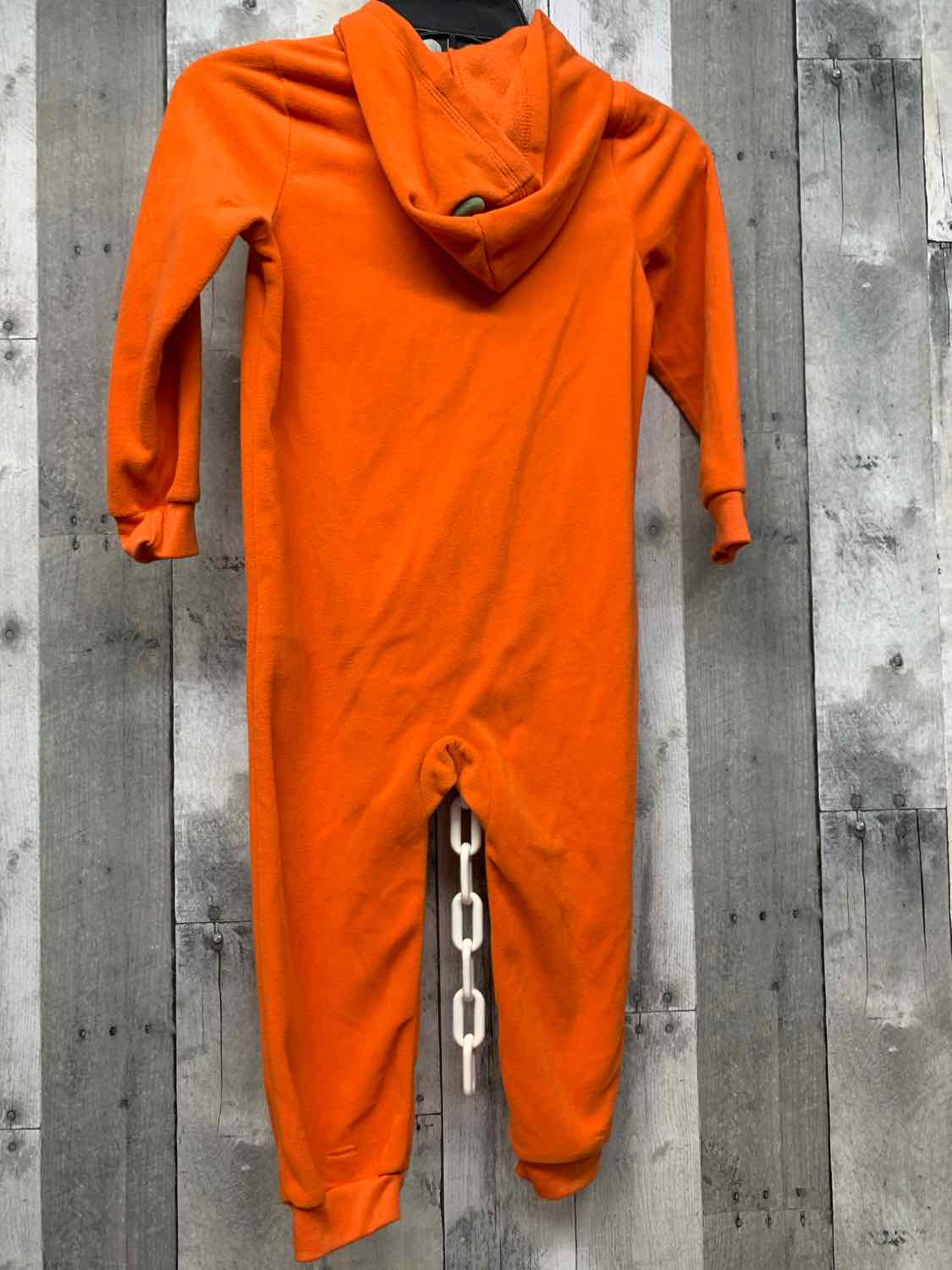 Size 4T Orange/Black Carter's Footy PJs