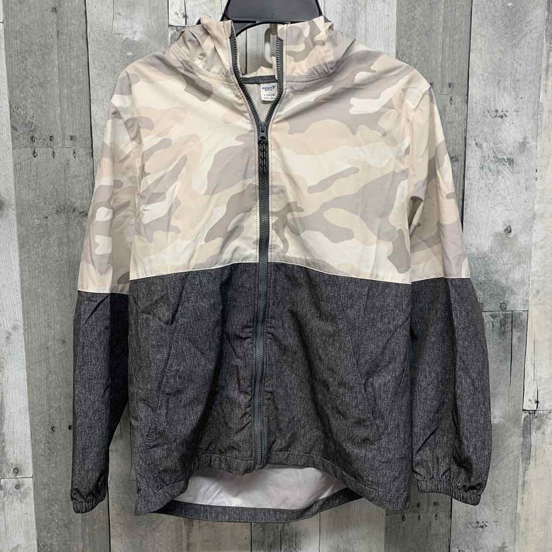 Size 10/12 Gray Camo Old Navy Light Jacket