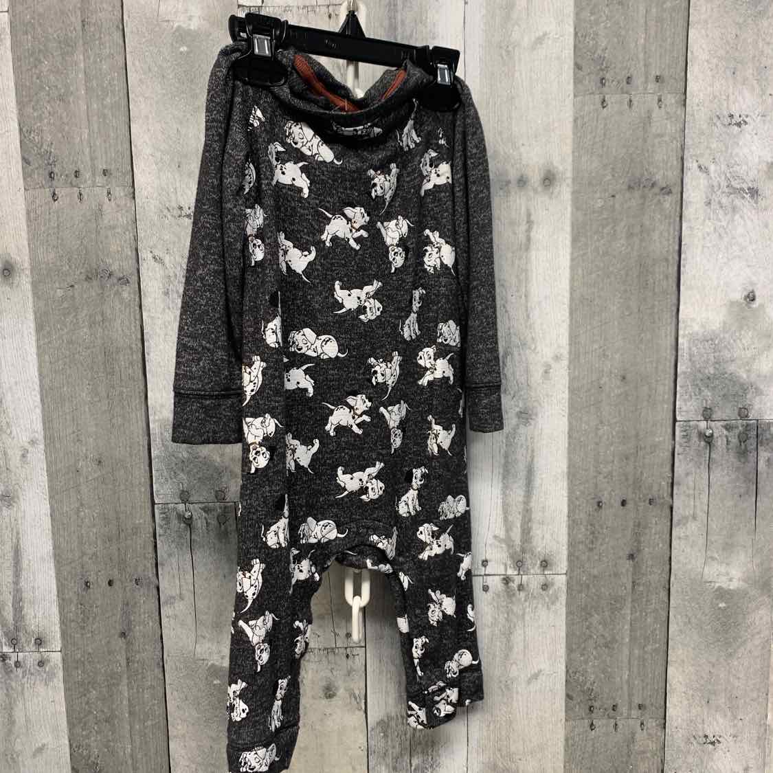 Size 18 Months Gray Print Jumping Beans Romper