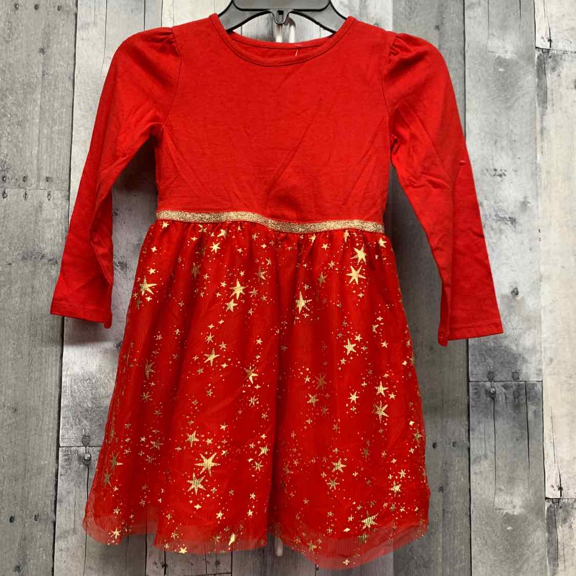 Size 4/5 Red/Gold Cat & Jack Dress