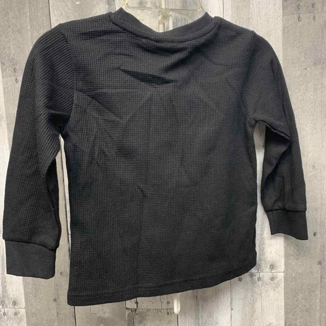 Size 4 Black Graphic Marvel Long Sleeve Shirt