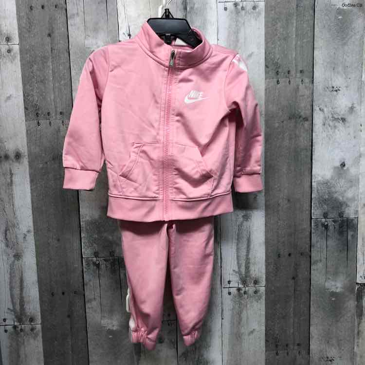 Size 18 Months Pink/White Sport Brand Jacket/Pants