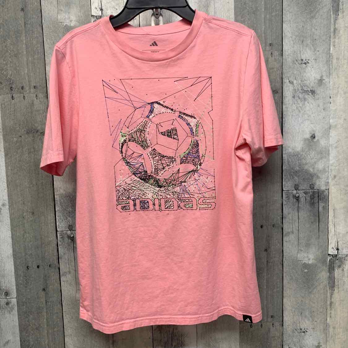 Size Large Pink/Black Sport Brand T Shirt
