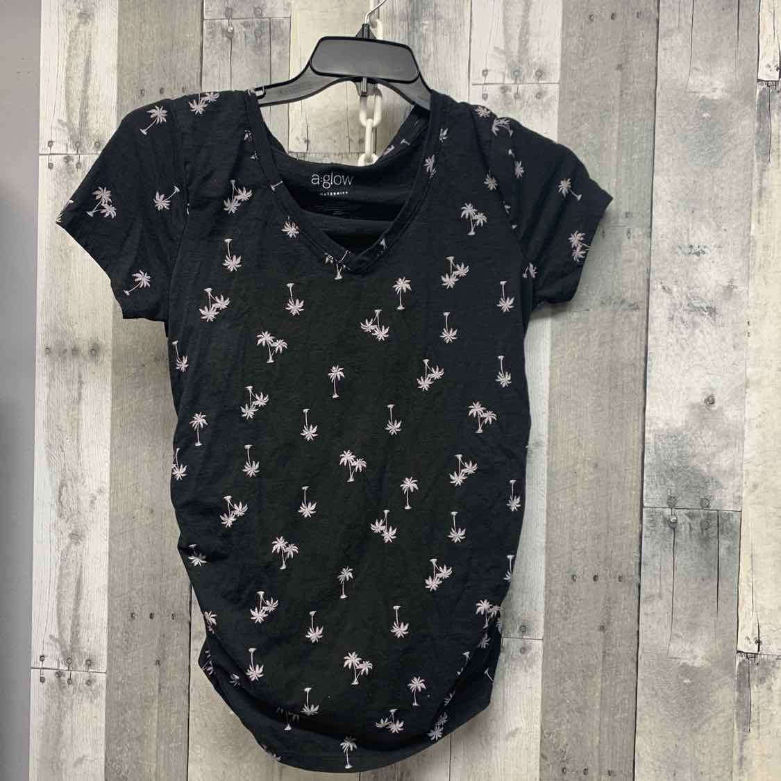 Size M Black Print A:Glow T Shirt