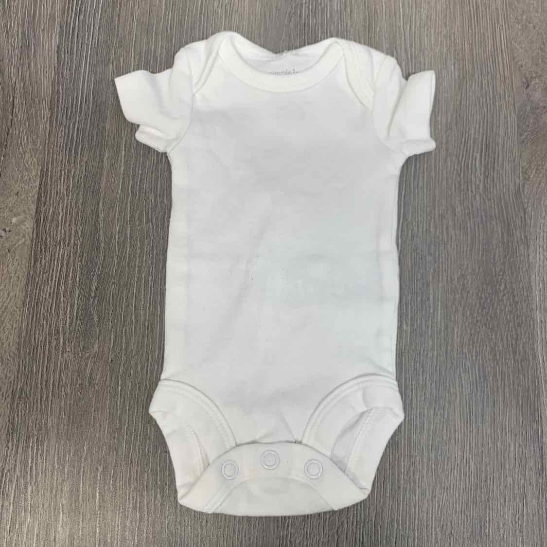 Size Preemie White Simple Joys Bodysuit